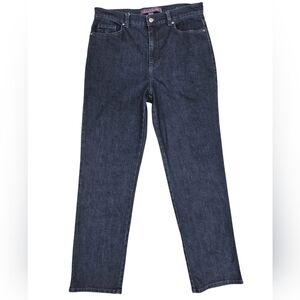 Gloria Vanderbilt Amanda jeans women's 12 x31 dark wash tummy control panel